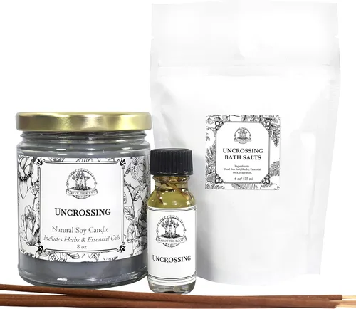 Kit de hechizos para descruzar | Maldiciones, hexágonos, hechizos, jinxes y rituales de energía negativa | Wiccan Pagan Hoodoo Conjure