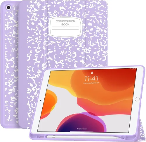 Vista 27 de Soke - Funda para iPad de 9ª generación 2021/8ª generación 2020/7ª generación 2019 con soporte para lápices - Funda de protección premium a prueba