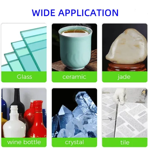 Vista 7 de dophee Disco de corte de vidrio, ruedas de corte de diamante ultrafinas para amoladora angular, rueda de hoja de sierra de diamante para corte suave