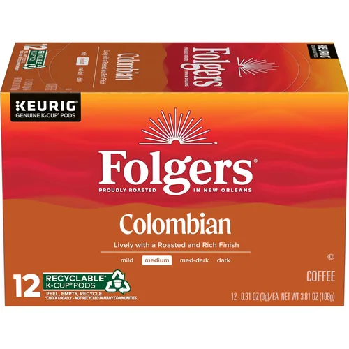 Vista 22 de Folgers Black Silk Coffee, tostado oscuro, cápsulas Keurig K-Cup, caja de 10 unidades (paquete de 6)