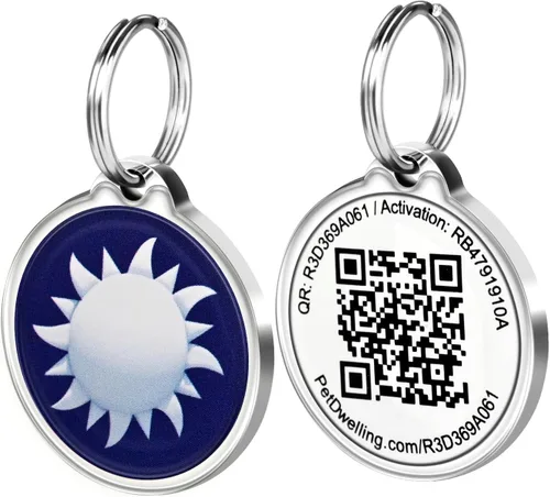 Vista 38 de Pet Dwelling Symbols NFC & QR Code - Etiqueta de identificación inteligente para perro, escaneo fácil, acceso instantáneo al perfil en línea