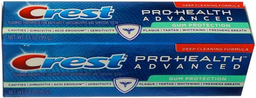 Vista 4 de Crest Pro-Health - Pasta dental avanzada con flúor para protección de encías, 3.5 onzas, paquete de 3