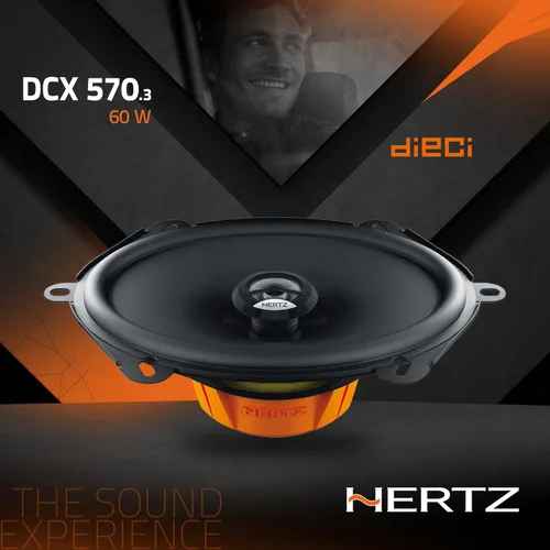 Vista 3 de HERTZ Dieci Series DCX-5703 Altavoces coaxiales bidireccionales 5x7 - Par