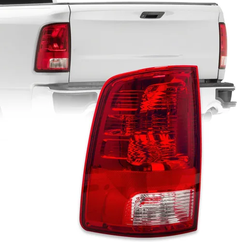 RANSOTO Luz Trasera Compatible con Dodge Ram 1500 2500 3500 Classic 2009-2018 Izquierda Lado del Conductor Luz Trasera de Freno para Camión Con