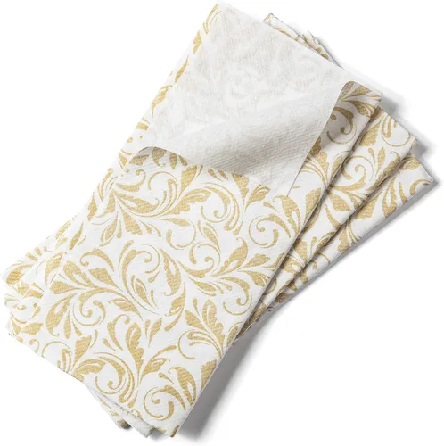 Vista 9 de Servilletas de papel American Homestead - Servilletas desechables tipo lino para cena BBQ - Servilletas de mesa de calidad de restaurante