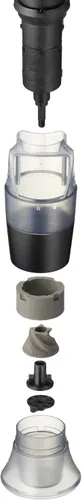 Vista 6 de Kalita Molino de café, molinillo de mano, funciona con pilas, molinillo de café, azul ahumado, tiro G15 # 43038