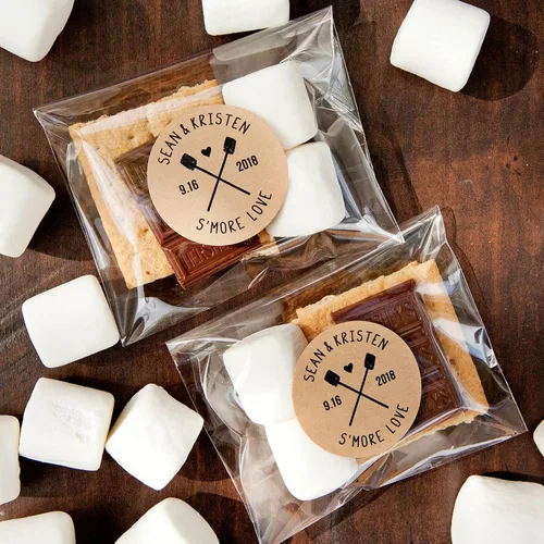 Vista 3 de Morepack Bolsas de celofán autosellables, 5 x 7 pulgadas, 200 bolsas transparentes para galletas, bolsas de celofán resellables para embalaje