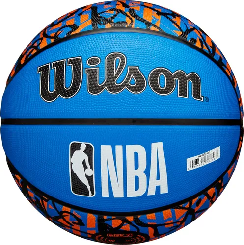 Vista 7 de Wilson NBA Team Balones de baloncesto con diseño de grafiti - Talla 7 - 29.5