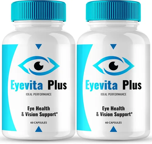 Eyevita Plus cápsulas de suplementos para la salud ocular, píldoras oficiales de vitaminas para la salud ocular EyevitaPlus, todo natural, apoyo
