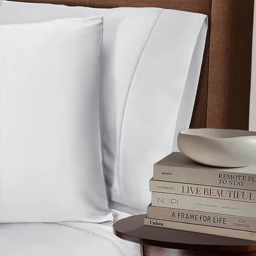 Vista 8 de Superior Rayon from Bamboo 300 Thread Pillowcase Set, Lightweight, Soft Pillowcases, Guest Bedroom Pillow Covers, Bedding Basics, Bed Essentials