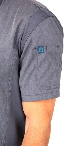 Vista 5 de Chef Works Springfield - Abrigo de chef para hombre