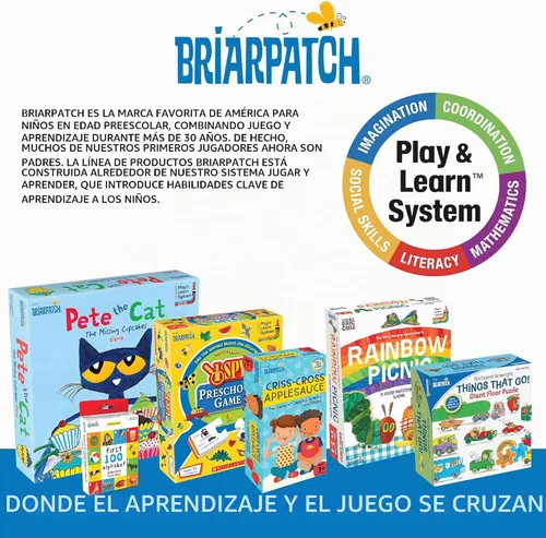 Vista 9 de Briarpatch Pete the Cat The Missing Cupcakes Game, Fans of Pete the Cat Books, Edades 3+