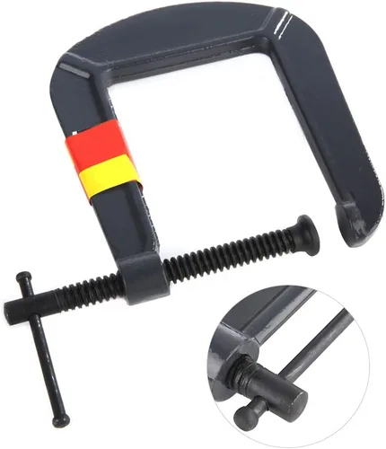 Vista 9 de Heavy Duty C-Clamp Carpintería, dispositivo de almeja de carpintería con abrazadera G para carpintería, metalurgia y proyectos