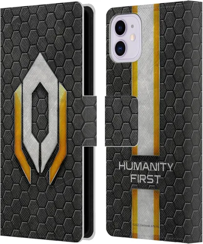 Vista 18 de Head Case Designs Officially Licensed EA Bioware Mass Effect Cerberus Logo Graphics Leather Wallet Case Compatible with Apple iPhone 7 Plus/iPhone 8