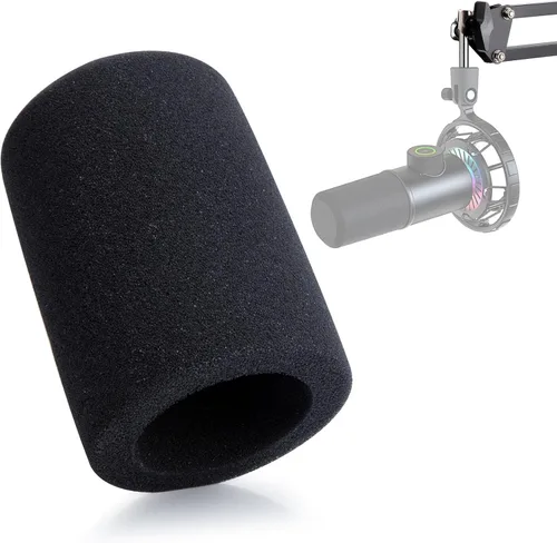 Vista 10 de YOUSHARES Filtro Pop K669B, Pantalla Antiviento de Micrófono de Espuma Compatible con Micrófono USB Fifine (K669B K669 K669L K669G K669PRO2 K669S)