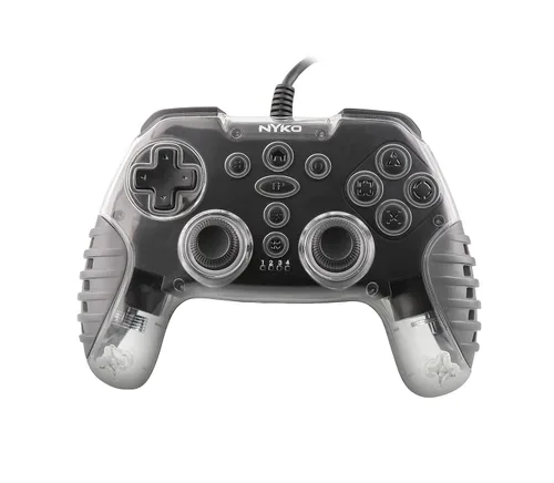 Vista 2 de Nyko Air Glow Controller for PlayStation 4 - LED Light Show and Hand Cooling Fan - Wired 10Ft Cable - PlayStation 4