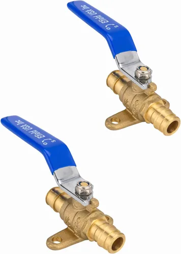 Vista 13 de EFIELD Pex A Válvula de bola de latón de cierre de puerto completo de 3/4 pulgadas x 3/4 pulgadas con orejeta caída, ASTM 1960, certificado cUPC