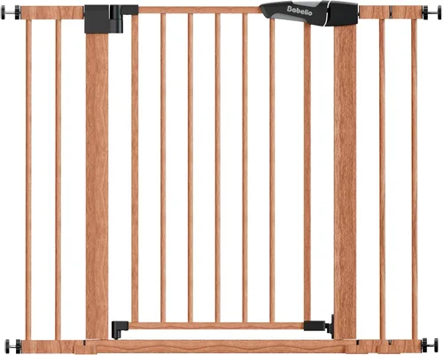Vista 22 de Babelio - Puerta de seguridad para puertas y escaleras, de 26-40 pulgadas, con cierre automático, puerta de presión C5, fácil de instalar, sin