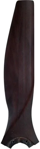 Vista 9 de Fanimation B6720-48WK - Juego de aspas para ventilador de techo para interiores y exteriores, de 3, madera de whisky