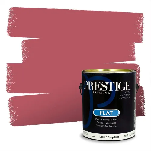 Vista 779 de Prestige Paints Pintura exterior e imprimación en uno, 1 galón, plano, coincidencia comparable de Valspar* Amber Rose*