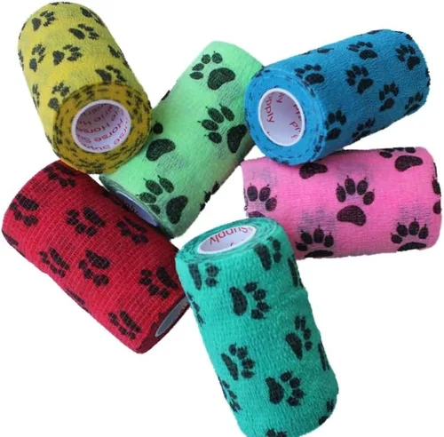 Vista 38 de Cinta adhesiva para veterinarios (negro) (paquete de 2) (3 pulgadas x 15 pies), autoadhesiva, adherente, cohesiva, flexible, autoadhesiva, rollo