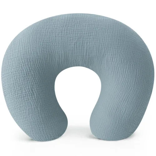 Vista 14 de Konssy Fundas de Almohada de Lactancia de Muselina, 100% Algodón Suaves y Adorables Fundas para Almohadas de Lactancia, Fundas Deslizables