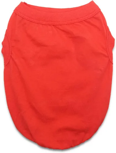 Vista 2 de Paquete de 6 camisetas de Yorkie para perros extrapequeños, 100% algodón, ropa para cachorros, ropa de chihuahua en blanco, camiseta para perros