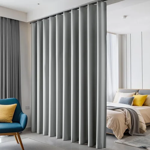 Vista 17 de hoeflife Cortinas opacas para dormitorio, cortinas de oscurecimiento de habitación para sala de estar, cortina de techo para puerta