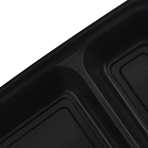 Vista 6 de TIYA - Contenedores de comida a granel de 32 onzas, paquete de 150 con tapas, cajas de plástico con compartimentos para llevar, reutilizables, aptos