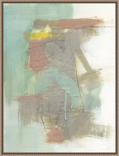 Vista 15 de Amanti Art Framed Canvas Wall Art 24x18 Retro Splash IV by Jennifer Goldberger, Framed Wall Art Canvas, Abstract Artwork, Traditional Decor, Medium