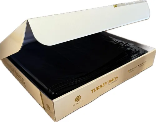 Vista 2 de 100% Nylon Turkey Storage multipurpose Bags - 100 pack (Black, 19x24)