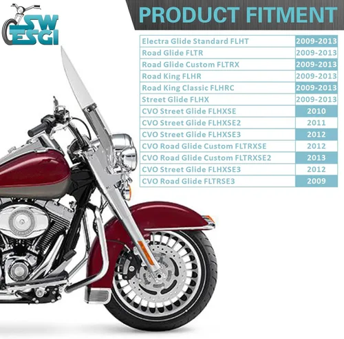 Vista 4 de Estante de montaje desmontable para maletero doble para 2009-2013, compatible con Harley Davidson Touring Street Glide Road King Road Glide Electra