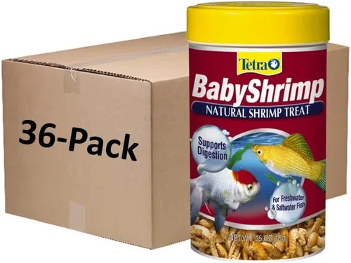 Vista 4 de Tetra BabyShrimp 033197 - Golosina natural de camarones para peces de acuario (0.35 onzas)