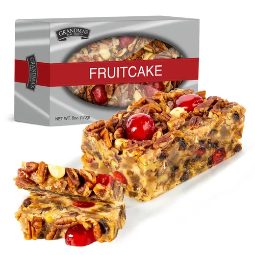 Vista 10 de Beatrice Bakery Co. Pastel de Frutas Original, Fruta y Nueces al Estilo Tradicional de la Abuela Recién Hecho, Pastel de Frutas con Bourbon y Ron