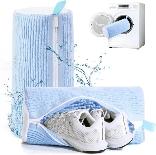 Vista 13 de Shoe Washing Machine Bag,Shoe Laundry Bags for Sneakers, Reusable Shoe Cleaning Bag for All Shoe Sizes