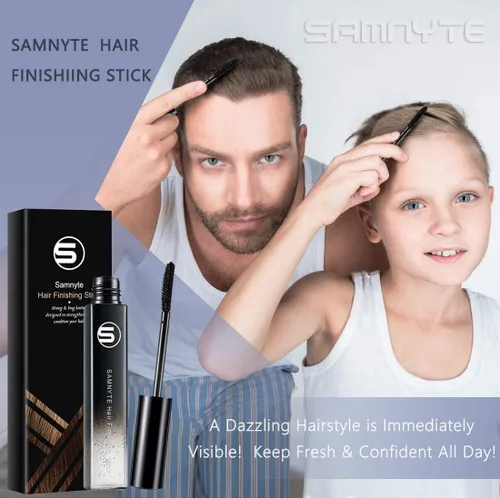 Vista 3 de Samnyte Barra de acabado de cabello, (paquete de 4) Control Flash Moment Flyaway y máscara brillante para cabello de bebé y desprendimientos rotos