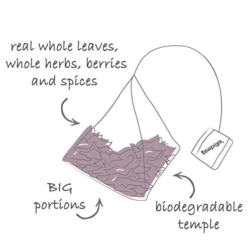 Vista 3 de Teapigs Té de frutas súper hecho con fruta entera (1 paquete de 50 bolsas de té)