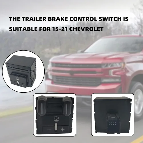 Vista 6 de Interruptor de control de freno de remolque compatible con Chevy Colorado Silverado Suburban GMC Canyon Sierra Yukon 2014-2021, repuesto automático