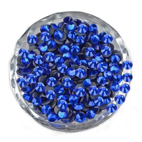 Vista 53 de LPBeads 10000 unidades de diamantes termoadhesivos SS6 amatista con parte trasera plana, gemas de diamantes de imitación de cristal redondas