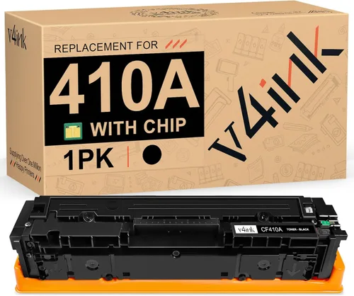 v4ink Cartucho de tóner negro 410A remanufacturado de repuesto para HP 410A CF410A Cartucho de tóner para HP Color Pro M452dn M452dw M452nw MFP