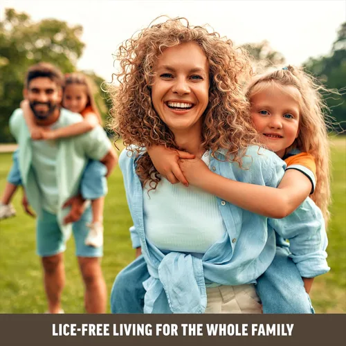 Vista 7 de Kit de tratamiento de piojos de 4 pasos, gel de dimeticona Slick Slide & Away, peine para piojos y liendres, prechampú chirriante y atrevido, spray