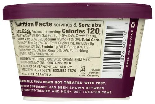 Vista 3 de Vermont Creamery, Queso crema estilo italiano Mascarpone, 8 onzas