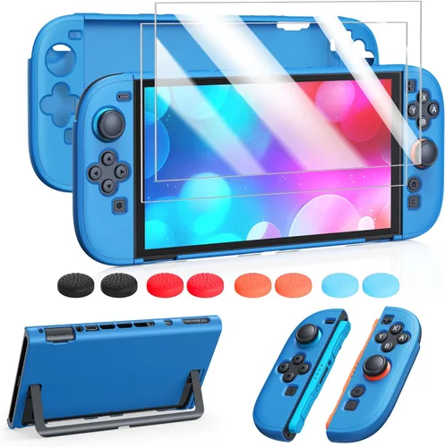Vista 15 de FYOUNG Protective Case for Nintendo Switch 2 2025, Slim Hard Shell for Switch 2 Accessories, Scratch&Shock Protection Cover with Screen Protector, 8