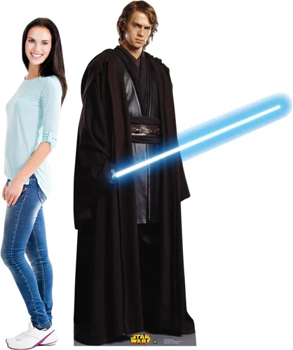 Vista 3 de Cardboard People Anakin Skywalker - Soporte de cartón de tamaño real - Star Wars: La Precuela