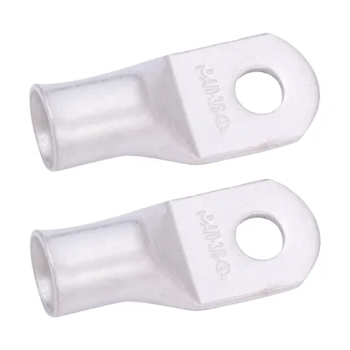 Vista 65 de SELTERM 5 piezas terminales de cable de cobre estañado 1/0 AWG perno de 1/2", extremos de cable de batería, terminales de anillo, conectores