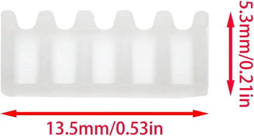 Vista 4 de Peine de engranajes para persianas verticales verticales de reparación de cortinas para reparación de cortinas verticales, accesorios de reemplazo