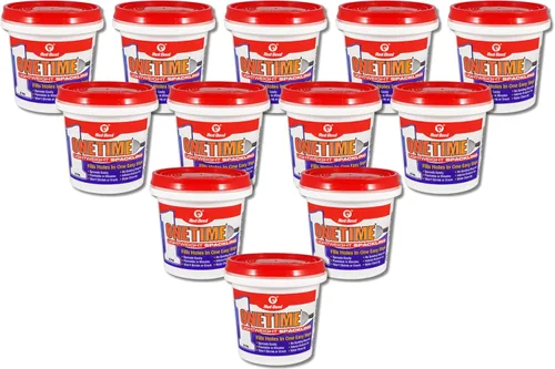 Vista 17 de Red Devil 0549 ONETIME - Kit de pared ligero Spackling Patch-A-Pared, 1/2 pinta, fabricado en Estados Unidos