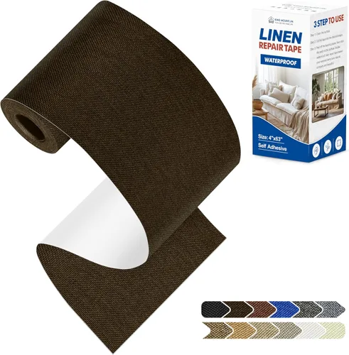 Vista 113 de Parches de reparación de lino grueso, parches de tela autoadhesivos, tamaño extra de 8 x 11 pulgadas, multicolor, se pueden utilizar para sofá Gris