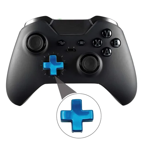 Vista 3 de 4 pcs Trigger Paddles and 2 Interchangeable D-Pads Metal Stainless Steel Replacement Parts for Elite Series 2 and Xbox one Elite Controllers