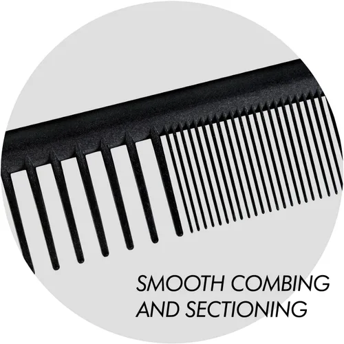 Vista 8 de Sam Villa Signature Series - Juego de 8 peines profesionales para cortar y separar el cabello con estuche
